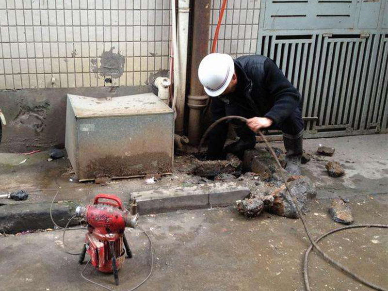 松山疏通下水道-洗菜池疏通